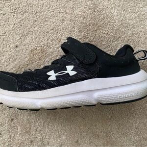 Under Armour Kids Black and White Sneakers